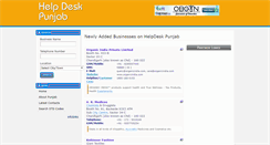 Desktop Screenshot of helpdeskpunjab.com
