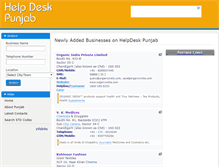 Tablet Screenshot of helpdeskpunjab.com